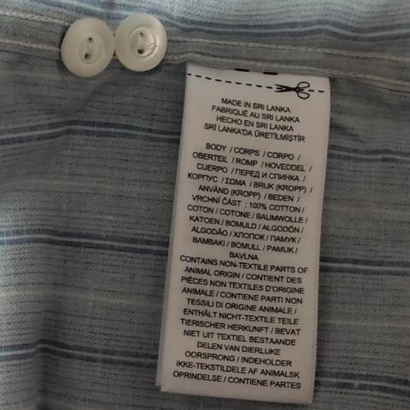 Ralph Lauren Double RL Blue and White Striped Shirt - Picture 10 of 14